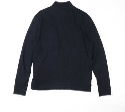 Ted Baker Men's Black 1/2 Zip Sweatshirt L