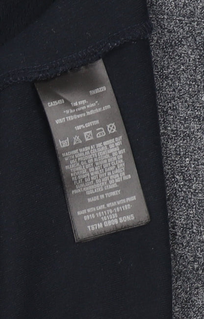 Ted Baker Men's Black 1/2 Zip Sweatshirt L