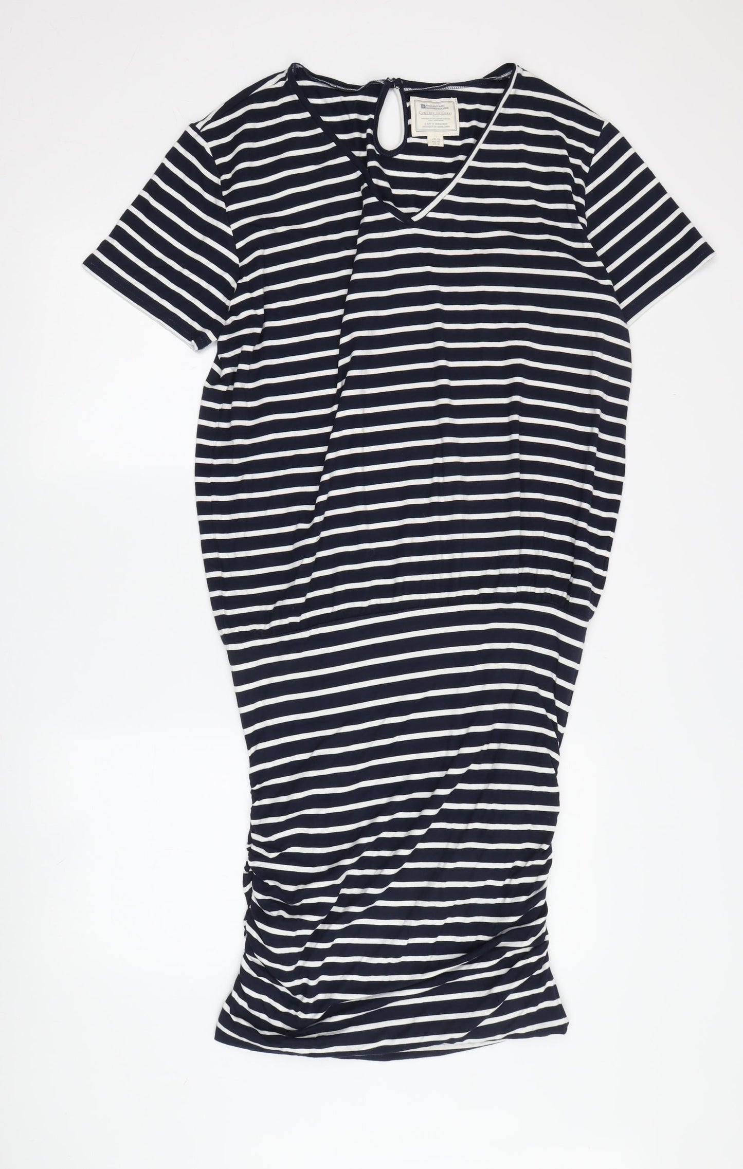 Mountain Warehouse Women's Navy Striped Dress UK 14