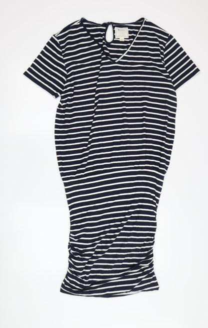 Mountain Warehouse Women's Navy Striped Dress UK 14