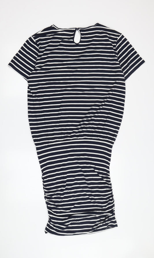 Mountain Warehouse Women's Navy Striped Dress UK 14
