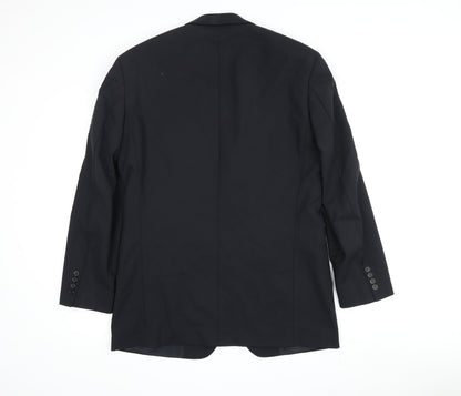 Mens UK Size 38 HUGO BOSS Regular Black Suit Jacket