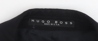 Mens UK Size 38 HUGO BOSS Regular Black Suit Jacket