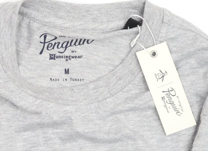 Penguin Men's Grey Graphic Print T-Shirt M - New with Tags