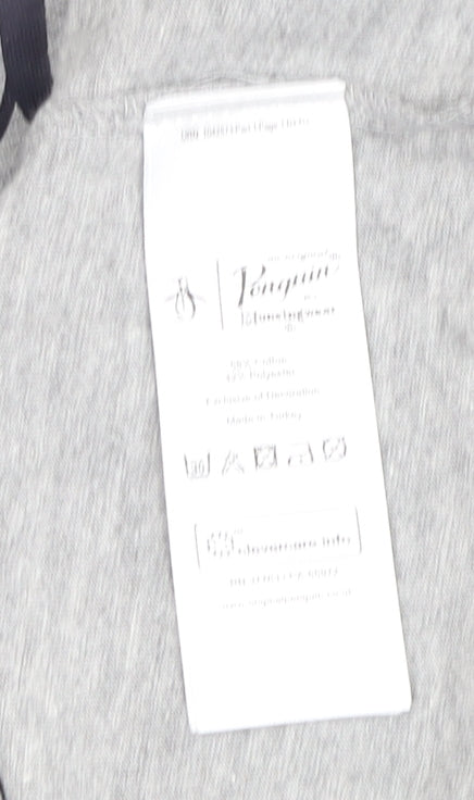 Penguin Men's Grey Graphic Print T-Shirt M - New with Tags