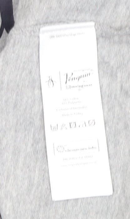 Penguin Men's Grey Graphic Print T-Shirt M - New with Tags