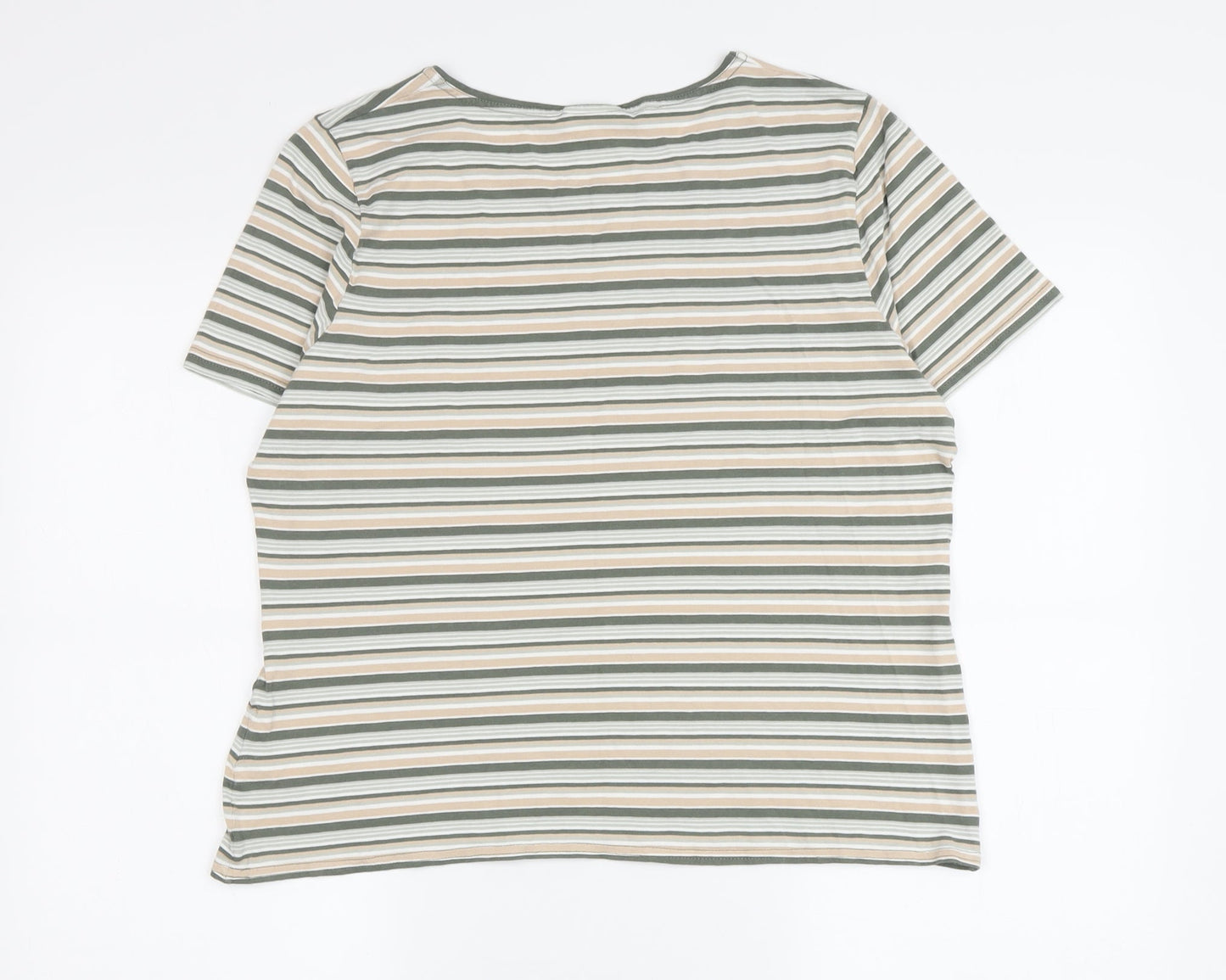 Womens UK Size 16 Eastex Multicoloured Basic T-Shirt