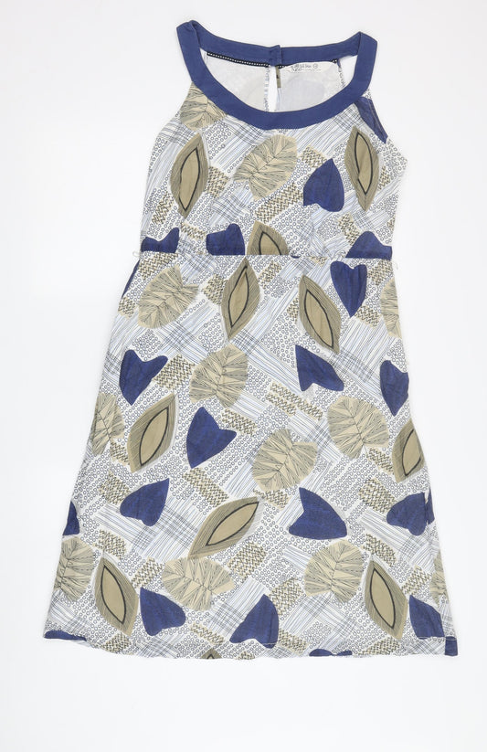 Fat Face Women's Multicoloured A-Line Dress Size 10