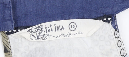 Fat Face Women's Multicoloured A-Line Dress Size 10