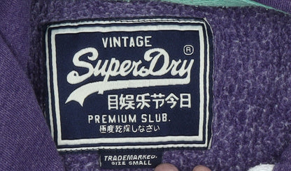 Superdry Women's Purple Pullover Hoodie Size S