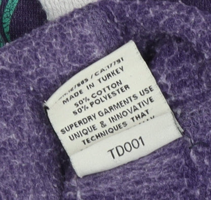 Superdry Women's Purple Pullover Hoodie Size S