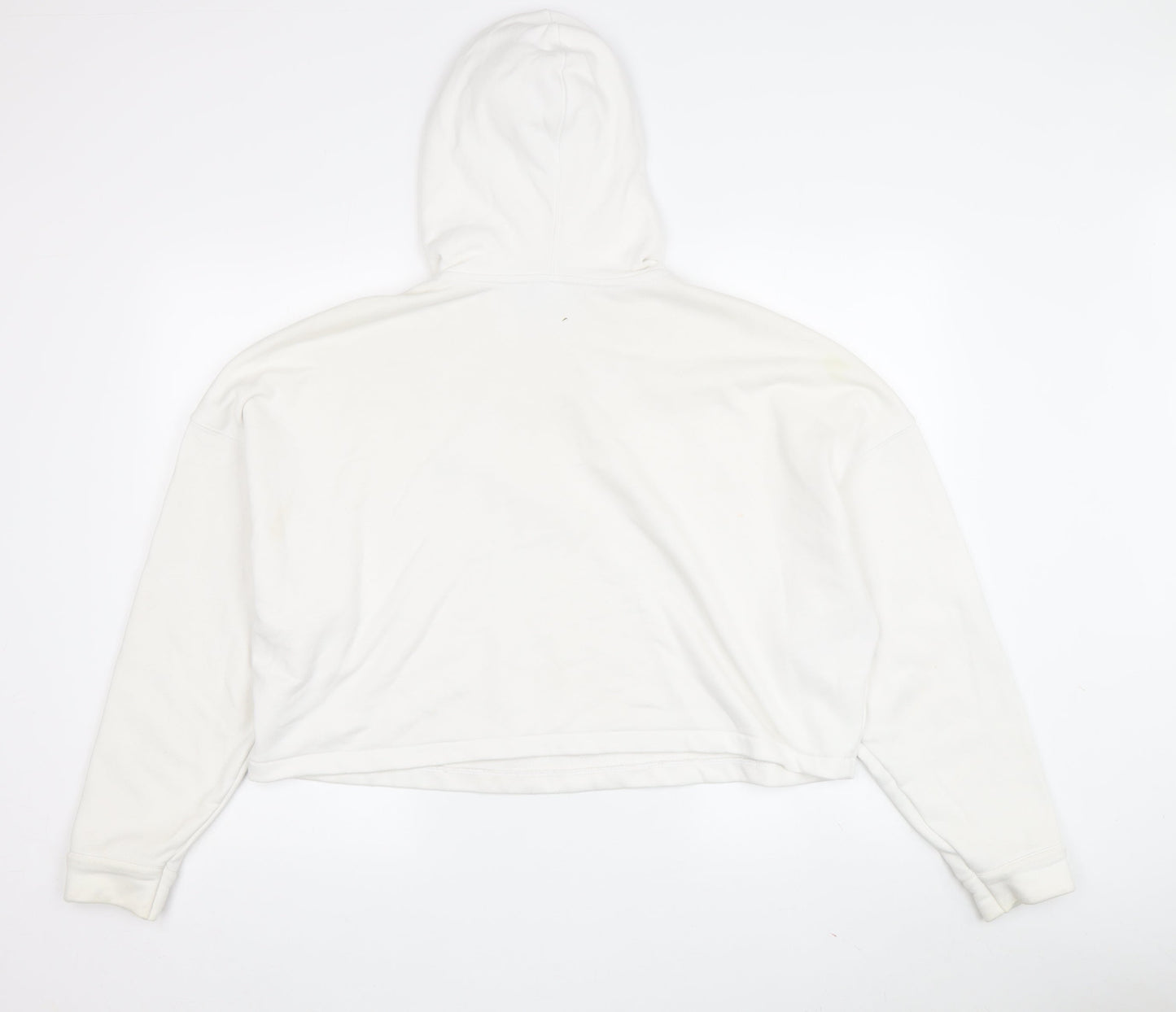 Adidas Women's White Hoodie Size 14 Pullover Casual