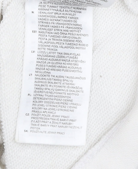 Adidas Women's White Hoodie Size 14 Pullover Casual