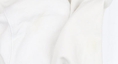 Adidas Women's White Hoodie Size 14 Pullover Casual