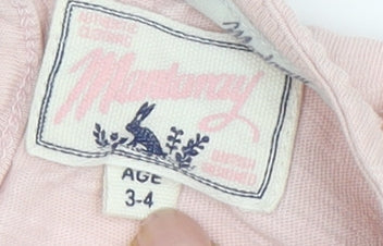 Mantaray Girls Pink Floral Tunic T-Shirt 3-4 Years