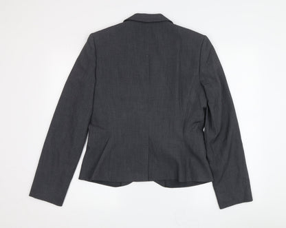 Womens UK Size 10 Calvin Klein Grey Basic Jacket
