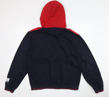 Mens UK Size M FILA Red Pullover Hoodie