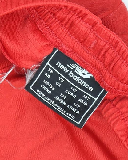 New Balance Boys Red Athletic Shorts - 7-8 Years