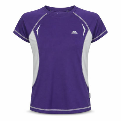 Womens UK Size S Trespass Purple Gym & Training Running & Jogging T-Shirt