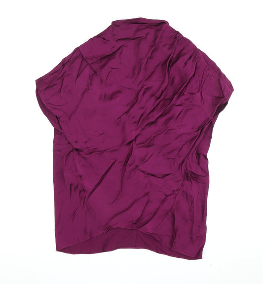 Womens UK Size 6 Jigsaw Purple  Blouse