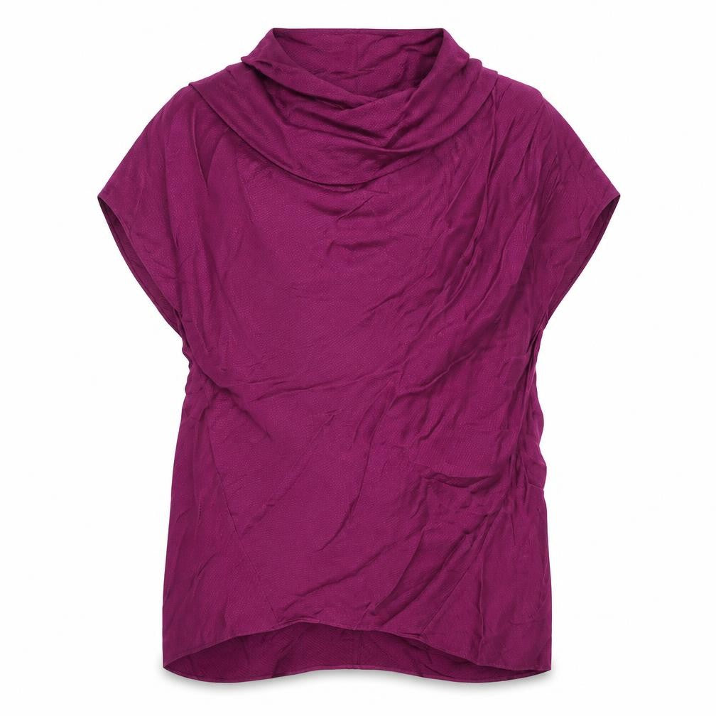 Womens UK Size 6 Jigsaw Purple  Blouse