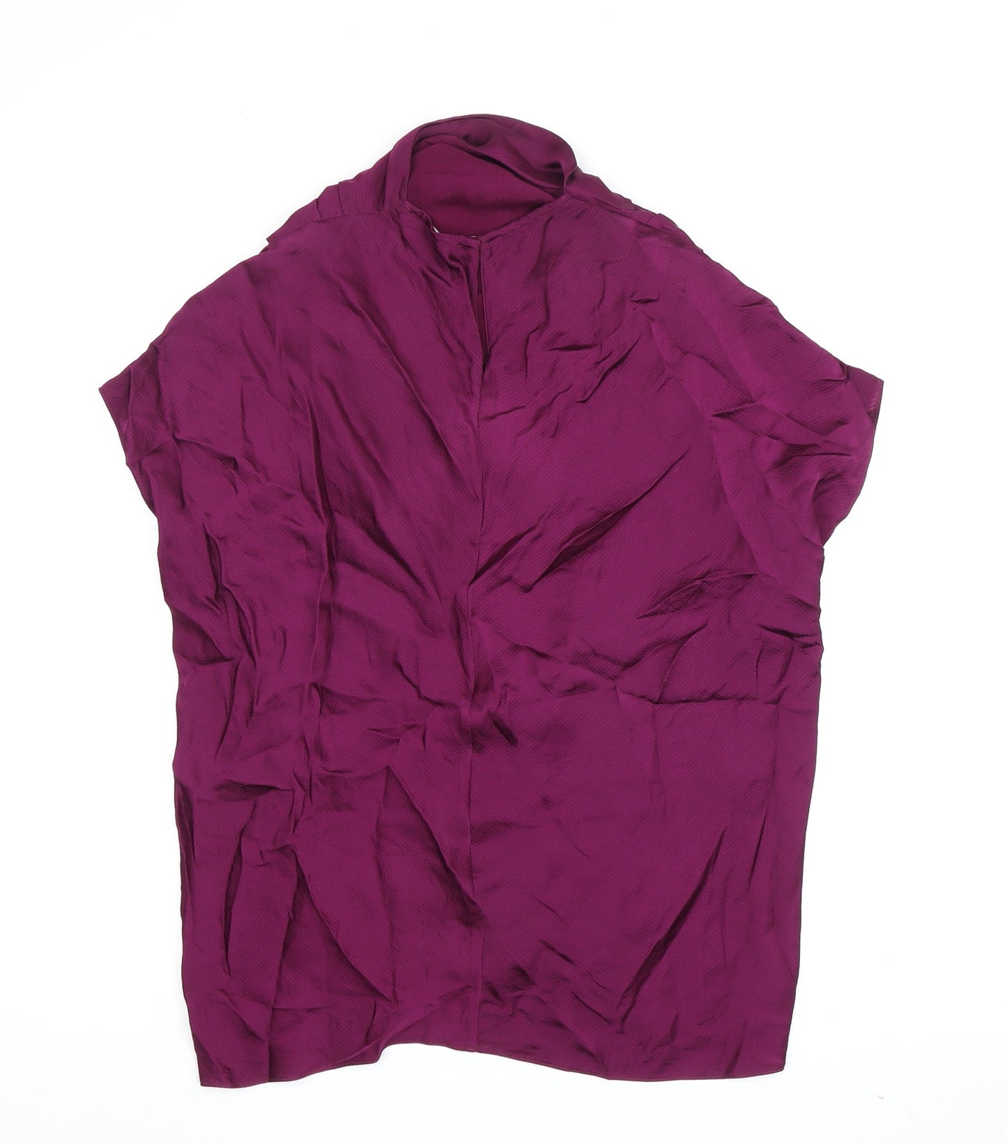 Womens UK Size 6 Jigsaw Purple  Blouse