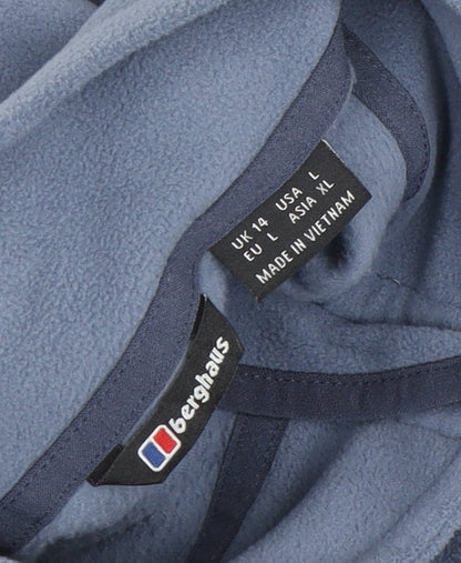 Berghaus Women's Blue Pullover Sweatshirt, L, 1/2 Zip