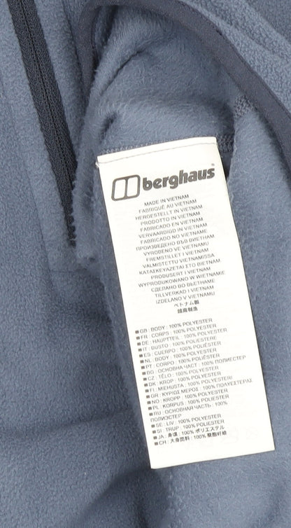 Berghaus Women's Blue Pullover Sweatshirt, L, 1/2 Zip