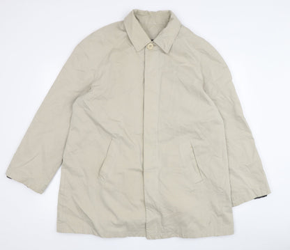 Mens UK Size M Jigsaw Menswear Beige Overcoat