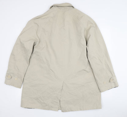 Mens UK Size M Jigsaw Menswear Beige Overcoat