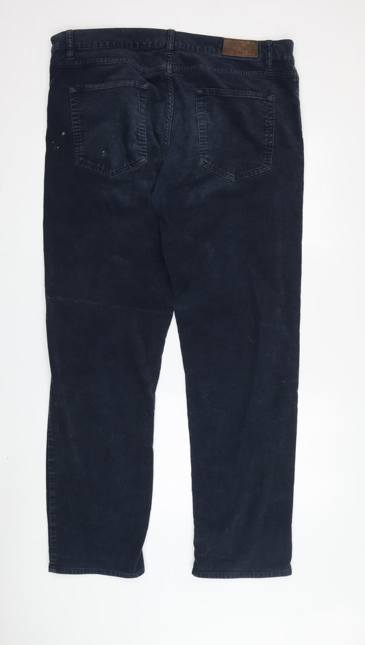 Jaeger Mens Black Corduroy Trousers Size 58R