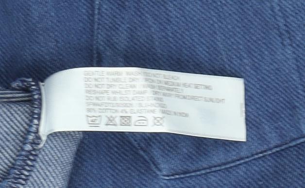 FatFace Women's Blue Knee Length T-Shirt Dress, Size 6