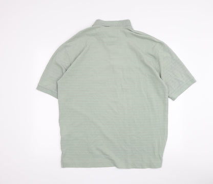 Dockers Men's Green Polo Shirt, Size L, Golf Style