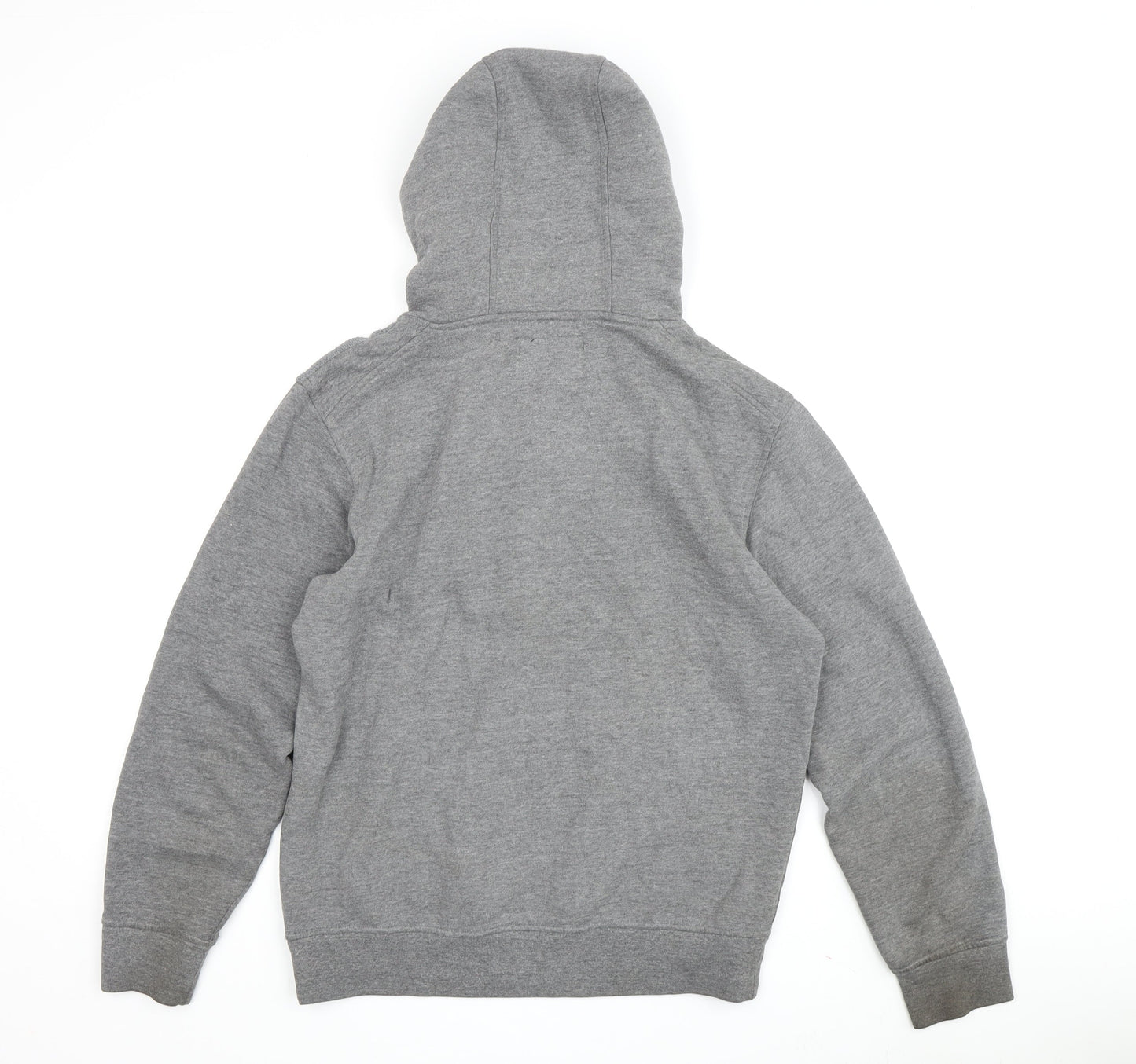 Mens UK Size M JACK & JONES Grey Full Zip Hoodie