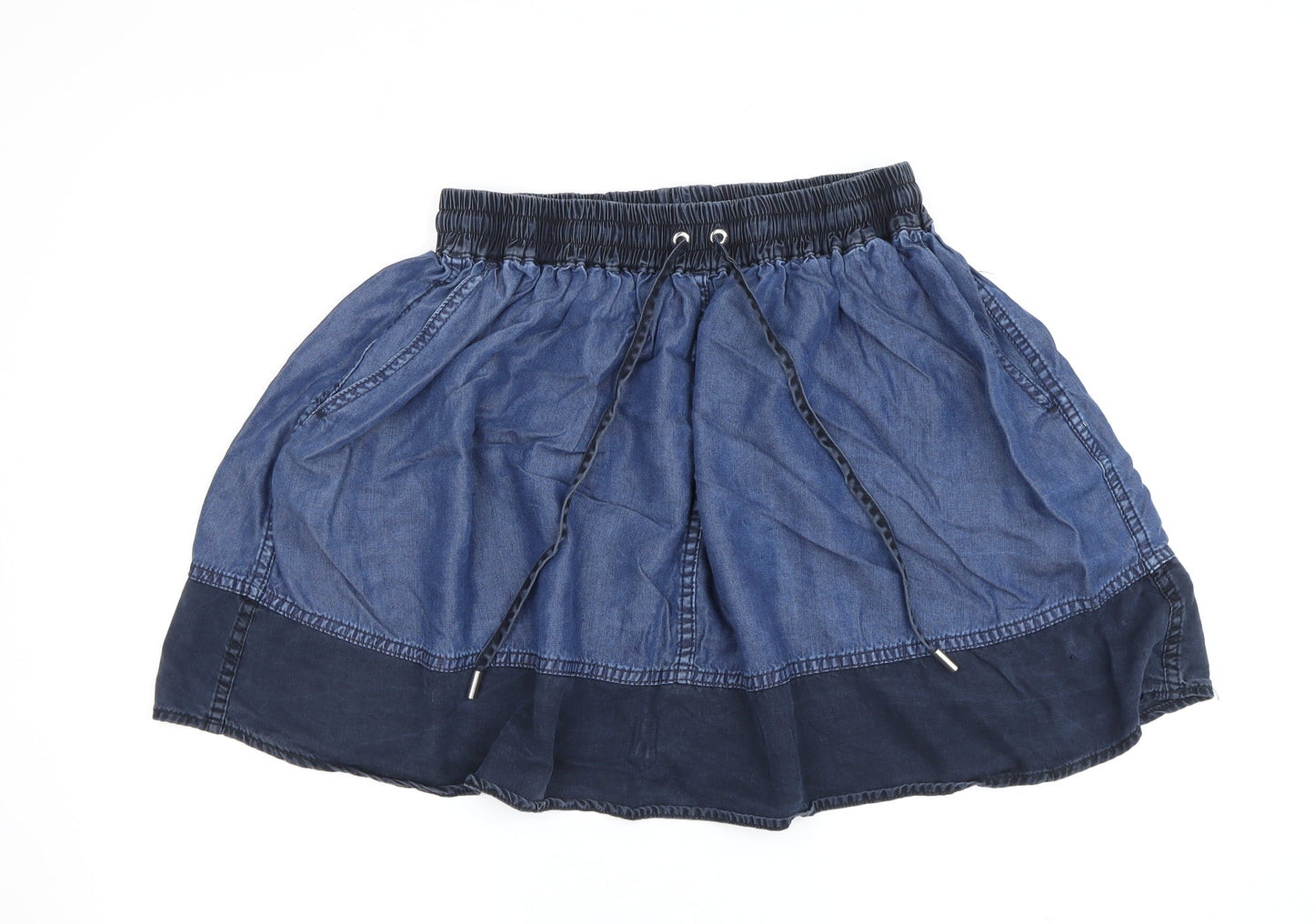 Karen Millen Women's Blue Denim Mini Skirt UK 6