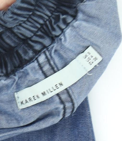 Karen Millen Women's Blue Denim Mini Skirt UK 6