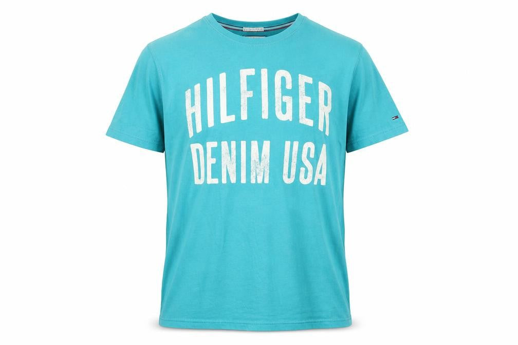 Mens UK Size M Tommy Hilfiger Blue  T-Shirt