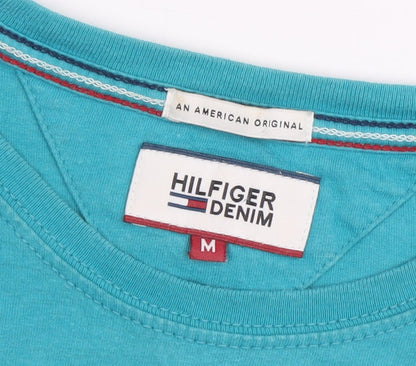Tommy Hilfiger Men's Blue Graphic Print T-Shirt M