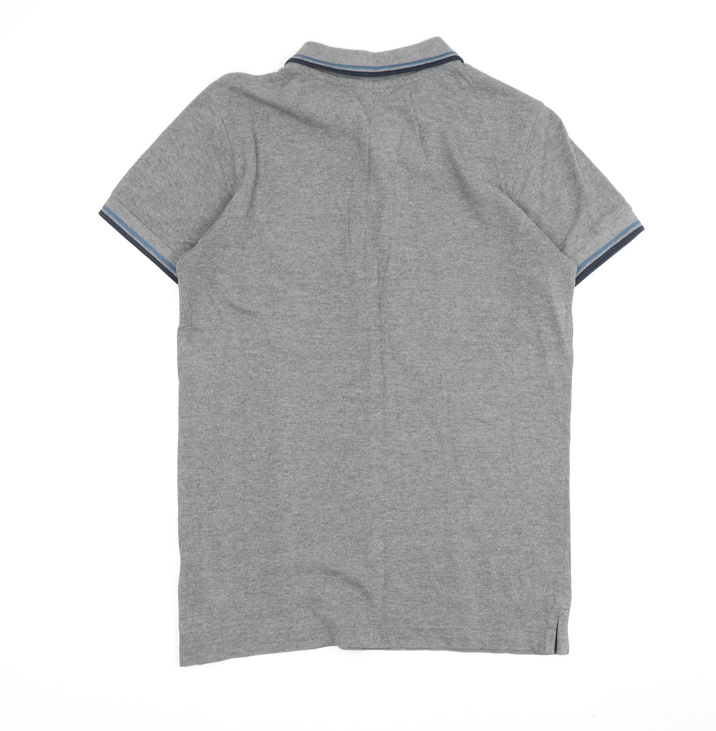 Jack & Jones Men's Grey Polo Shirt Size L