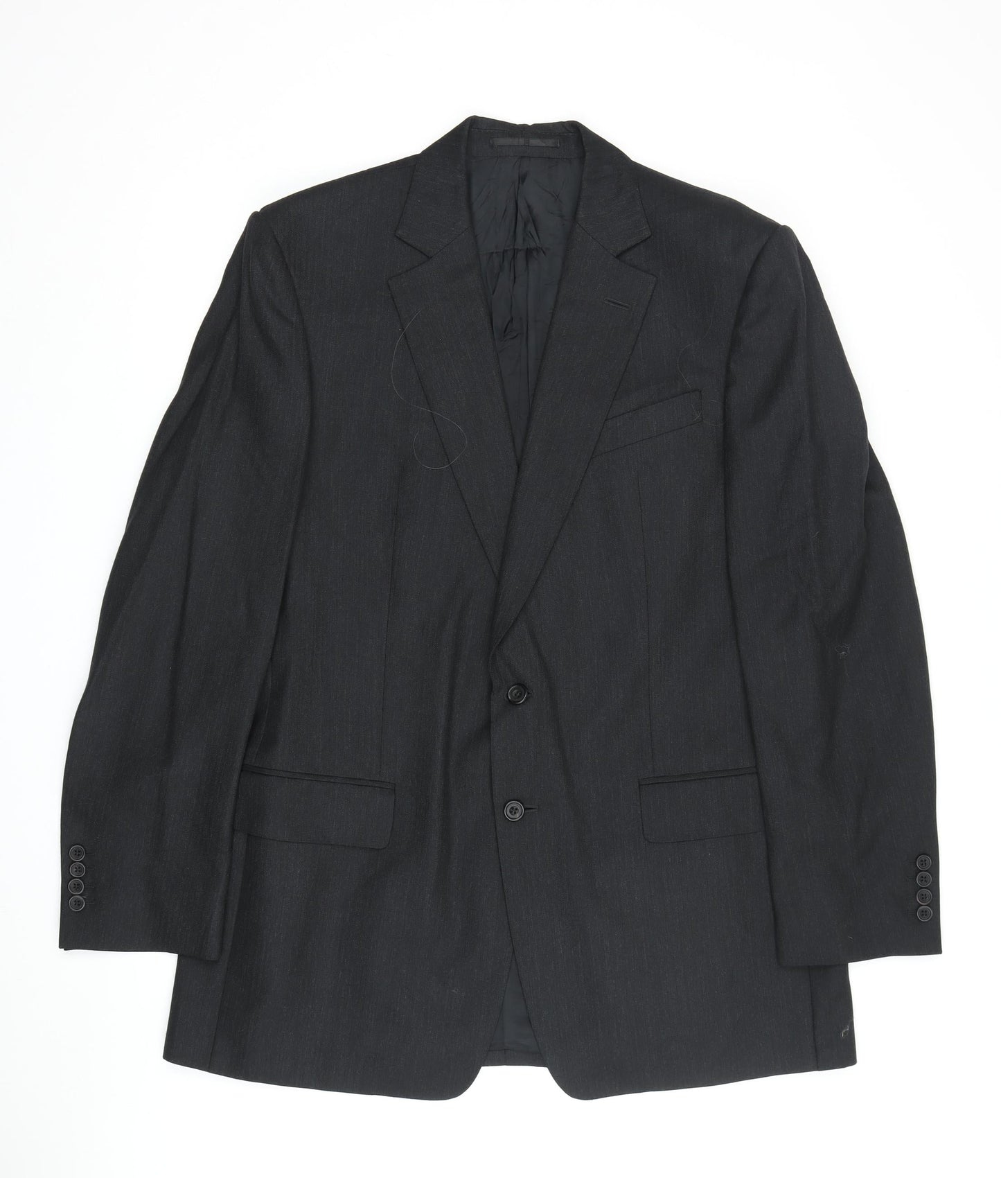 Mens UK Size 42 Chester Barrie Regular Black Suit Jacket