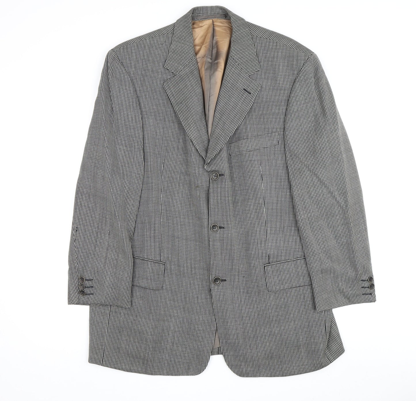 Mens UK Size 42 Van Gils Regular Grey Suit Jacket