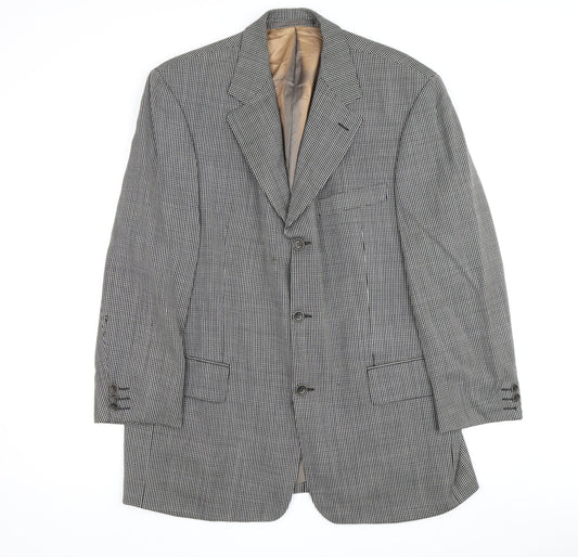 Mens UK Size 42 Van Gils Regular Grey Suit Jacket