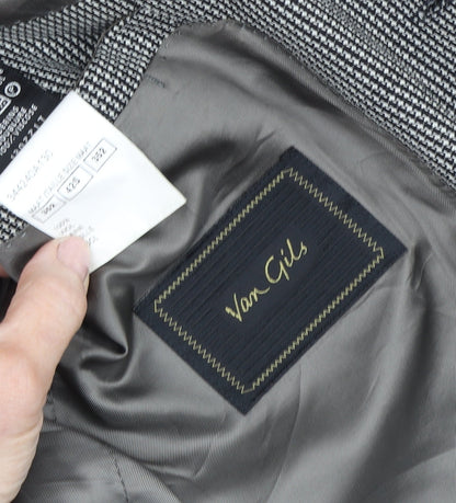 Mens UK Size 42 Van Gils Regular Grey Suit Jacket