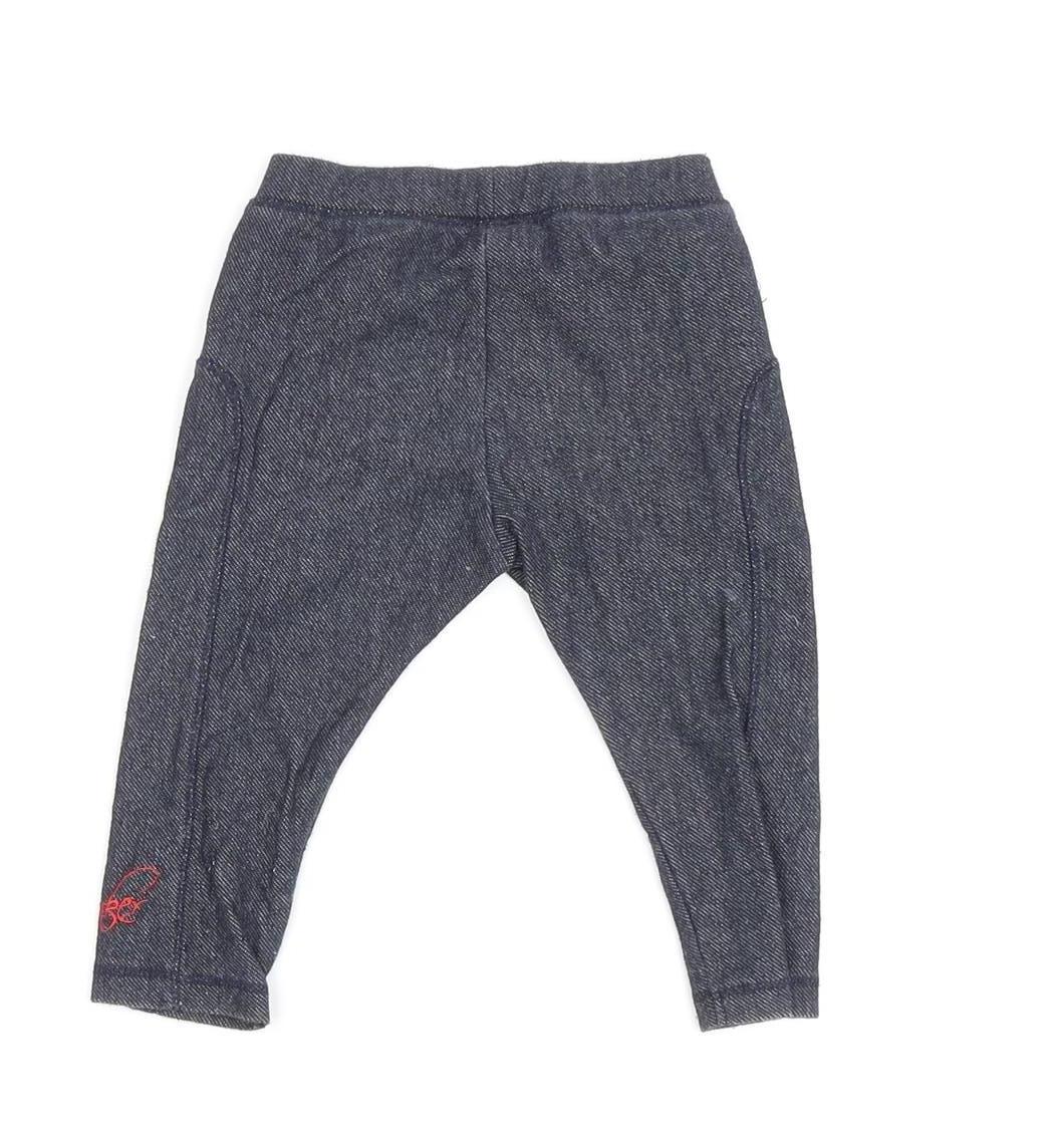 Baker by Ted Baker Unisex Blue Jogger Leggings, 6-9 Months