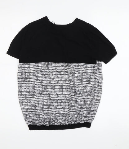 T.M. Lewin Women's Black XS Short Sleeve Top