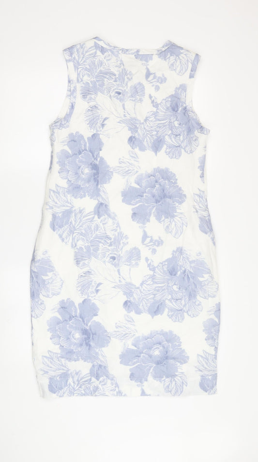 Jaeger Women's Floral Shift Dress, Size 10, Summer Casual