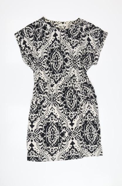 White Stuff Women's Geometric Multicoloured Dress - Size 6