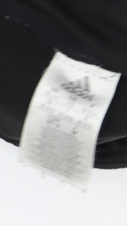 Adidas Women's Black Leggings M Elastic Waist Gym