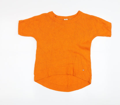 Womens UK Size 10 White Stuff Orange Pullover Jumper