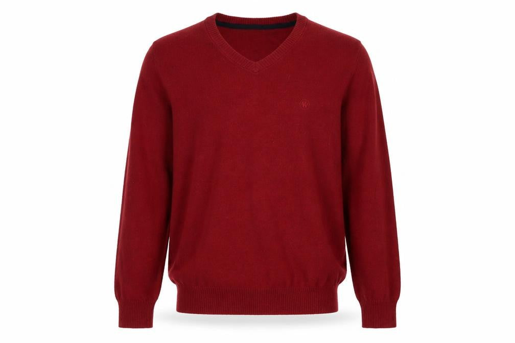 FatFace Men's Red V-Neck Pullover Jumper S